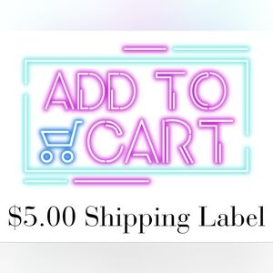$5.00 Shipping Label